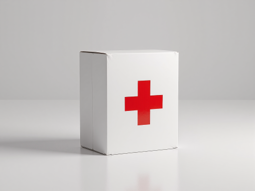 心血管类药品包装盒特写,白色背景,药品标签清晰可见,包含药品名称和规格信息